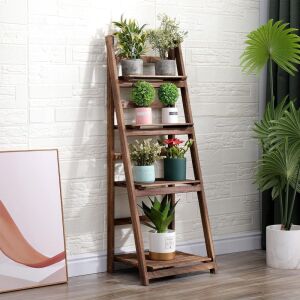 Babion 4-Tier Ladder Plant Shelf 