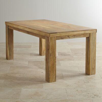 Mantis Light Natural Solid Mango 5' x 2'6" Dining Table 