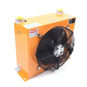 AH1012T-CA Hydraulic Oil Cooler, AC110 100L/min Mobile High Pressure Hydraulic Oil Cooler with Fan Transmission Oil Cooling System 