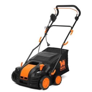 WEN DT1516 16-Inch 15-Amp 2-in-1 Electric Dethatcher and Scarifier with Collection Bag