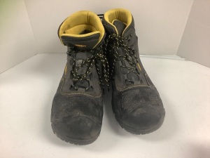 KEEN Utility Logandale Waterproof Steel Toe Work Boots, Raven/Black, Mens 14 - E-Commerce Return, Worn, Damaged