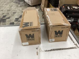 Lot of (2) WEN 6321 3 x 21-Inch Belt Sander - Uninspected, Open Box 