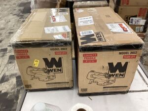 Lot of (2) WEN 3922 16-inch Variable Speed Scroll Saw with Easy-Access Blade Changes - Uninspected, Open Box 