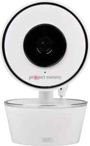 Project Nursery Smart Wi-Fi Baby Monitor Camera, White