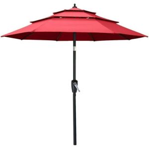 ABCCANOPY 11FT 3 Tiers Patio Umbrella 