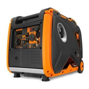 WEN DF451i Super Quiet 4500-Watt Electric Start Dual Fuel RV-Ready Portable Inverter Generator with Fuel Shut-Off