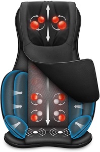 Snailax Shiatsu Full Body Massage Chair Pad with Heat & Compression - E-Comm Return, Appears New, Tested/Works