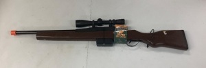 Parris Toys Wood/Steel 270 Bolt Action Rifle Toy for Kids - E-Commerce Return, Missing parts