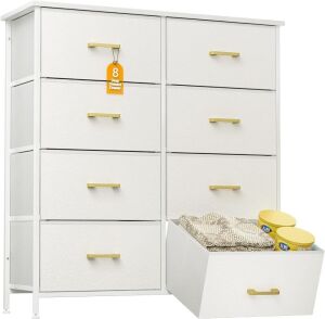 8 Drawer Dresser with Fabric Drawers