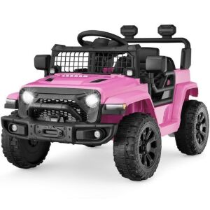 6V Kids Ride-On Truck Car w/ Parent Remote Control, 4-Wheel Suspension 