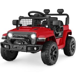 6V Kids Ride-On Truck Car w/ Parent Remote Control, 4-Wheel Suspension 