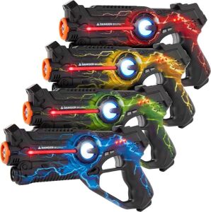 Set of 4 Infrared Laser Tag Blaster 