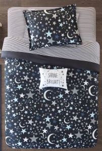 MiZone Midnight Dreams Complete Bedding Set, Twin - New