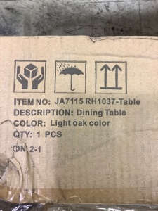 ja7115 rh1037-table dining table light oak color