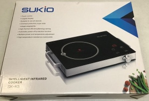 Sukio Electric Ceramic Cooktop Infrared Cooker - Appears New