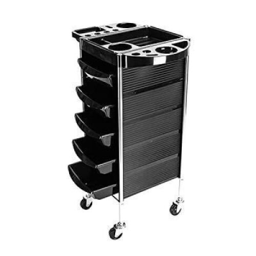 5 Tier Salon Rolling Trolley Cart