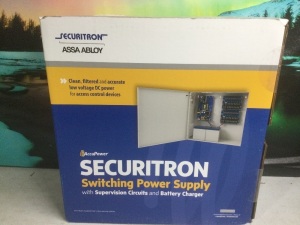 Securitron AccuPower AQD3-1R Switching Power Supply with Supervision Circuits and Battery Charger - Appears New