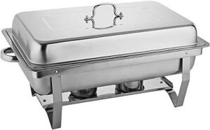 Lot of (4) 11L Stainless Steel Chafing Dish 