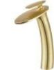 Wovier Brushed Gold Waterfall Bathroom Faucet, Single Handle Single Hole&nbsp;