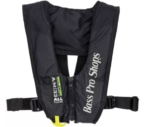 Bass Pro Shops AM33 All-Clear Auto/Manual-Inflatable Life Vest - E-Commerce Return, Untested