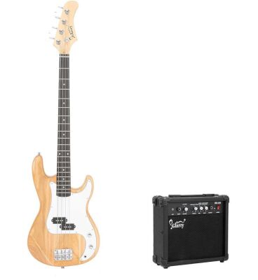 GLARRY Full Size Electric Bass Guitar with 20W AMP