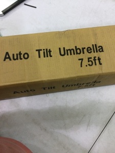 auto tilt umbrella 7.5ft 