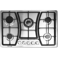 HBHOB 30" Gas Cooktop 5 Burners,&nbsp;Stainless Steel, Cast Iron Grates - Appears New&nbsp;
