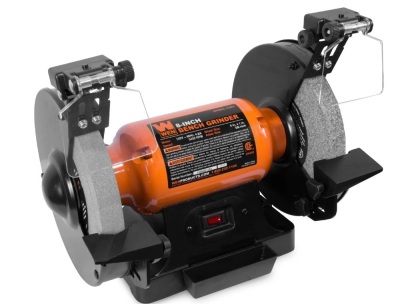 WEN BG4282 4.8-Amp 8-Inch Single Speed Bench Grinder with LED Work Lights