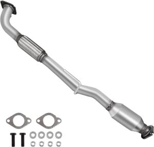 BoardRoad Rear Catalytic Converter Stainless Steel For 2002-2006 Camry / 2004-2006 Solara 2.4L