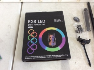 RGB LED Soft Ring Light - E-Comm Return, Untested