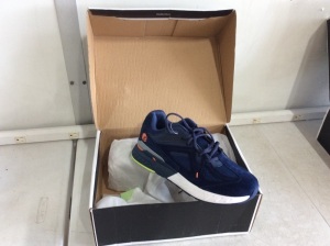 Navy Blue Tennis Shoes, 9W - Appear New