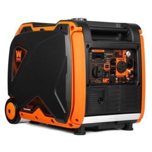 WEN DF452iX Super Quiet 4500-Watt Remote Electric Start Dual Fuel RV-Ready Portable Inverter Generator with Fuel Shut-Off and CO Watchdog