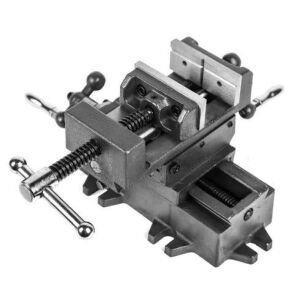 WEN CV413 3.25 in. Compound Cross Slide Industrial Strength Benchtop and Drill Press Vise