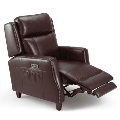 Electric Power Recliner Chair, Genuine Leather 