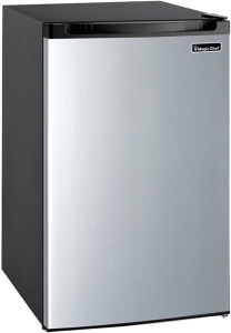 Magic Chef MCBR440S2 Refrigerator, 4.4 cu. ft, Stainless Steel - Appears New 