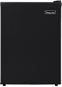 Magic Chef MCBR240B1 Refrigerator, 2.4 cu. ft, Black - Appears New with Cosmetic Damage