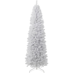 White Artificial Pencil Holiday Christmas Tree 6ft