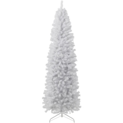 White Artificial Pencil Holiday Christmas Tree 6ft