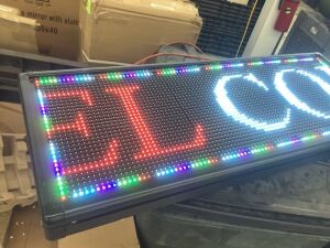 40" x 15" LED Scrolling Sign 