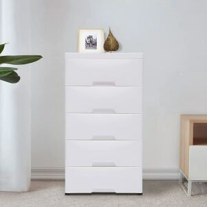 TFCFL 5 Drawer Plastic Storage Cabinet 