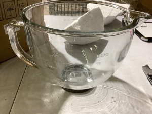 premium glass mixing bowl