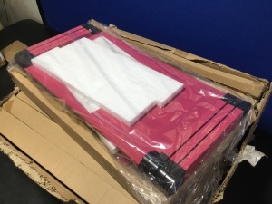 Case of (10) Multifunctional Laptop Tables, Pink - Appears New