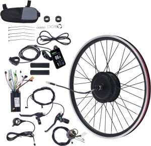 TQSHOoP 27.5" Front Wheel Hub Electric Bike Conversion Kit, 36V 500W