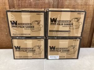 Lot of (4) WEN 6301 Electric Detailing Palm Sander