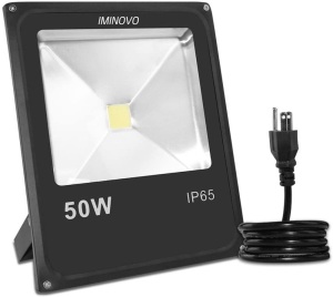 Iminovo LED Waterproof Outdoor Flood Light, 50 W 1P65 6000K-6500K - Appears New 