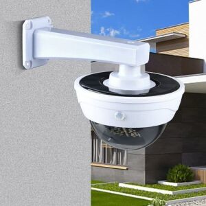 Lot of (3) Solar Fake Security Camera with Dome Motion Sensor