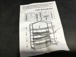 4 Tier Greenhouse - Appears New 