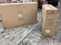 Lot of (2) Solid Oak Hutch Tops&nbsp;