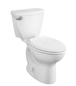 American Standard Cadet 3 FloWise Two-Piece 1.28 GPF Single Flush Elongated Chair Height Toilet with Slow-Close Seat in White