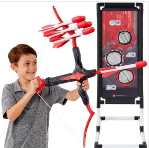 Kids Bow & Arrow Set, Children's Play Archery Toy w/ Target Stand $59.99